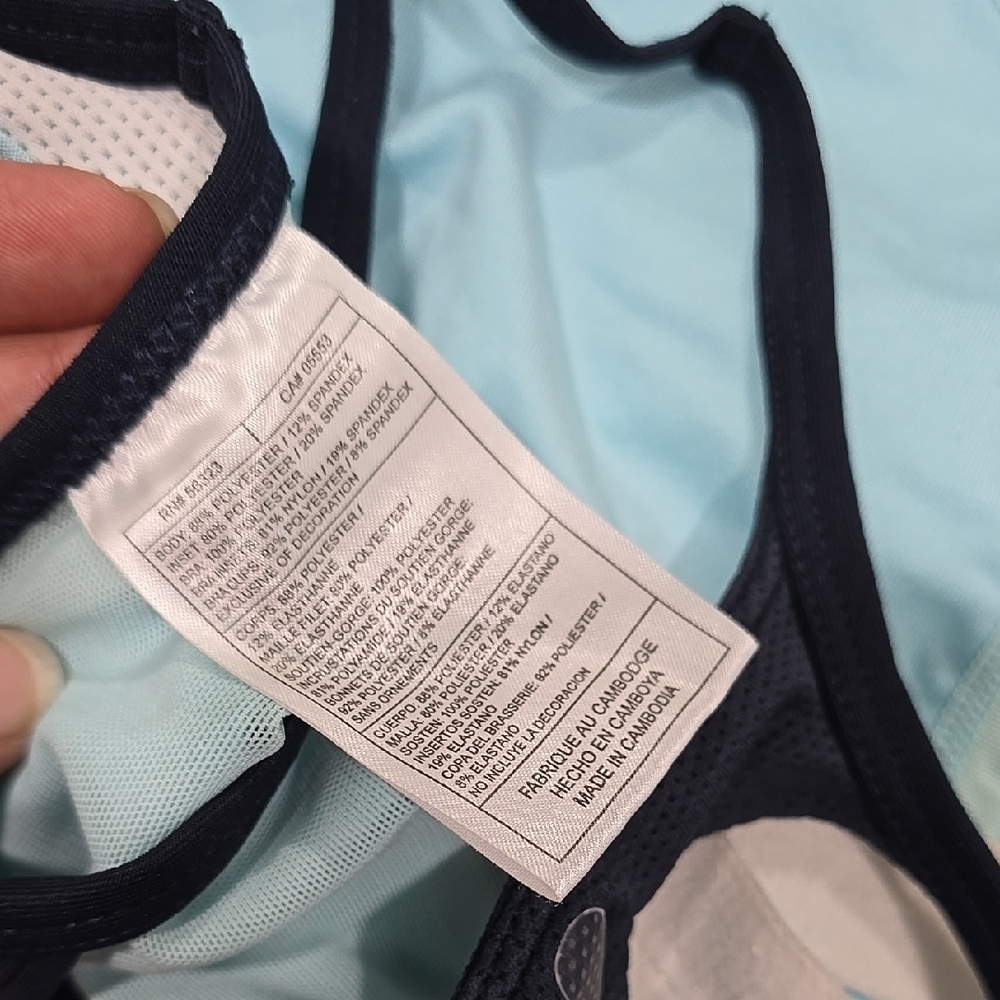 Nike Light Blue Workout Tank Woman's Size XL - Picture 8 of 9
